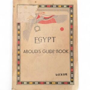 1954 vtg Aboudi's Guide Book to Luxor Egypt